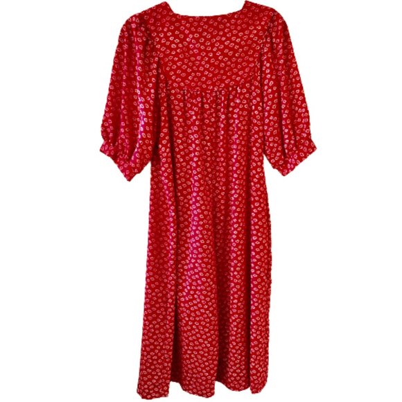 Liberty House LOLA Hawaian Maxi Dress Vintage 80's - Picture 7 of 14